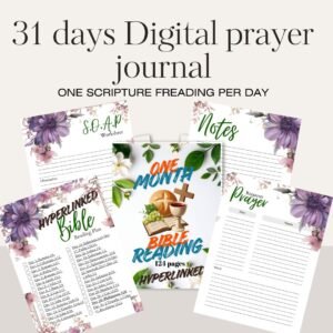 31 days digital devotional and prayer journal