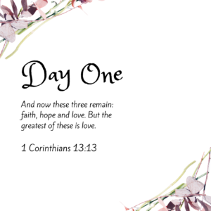 5 DAY BIBLE STUDY JOURNAL ON THE AMAZING LOVE OF GOD