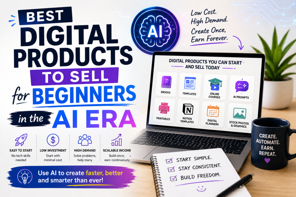 Best digital products to sell for beginners