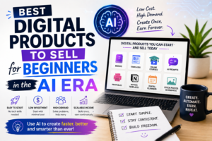 Read more about the article Best Digital Products to Sell for Beginners in the AI Era