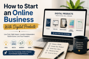 Read more about the article How to Start an Online Business With Digital Products