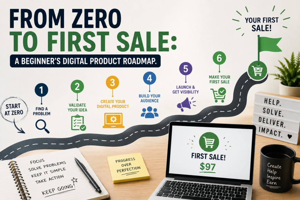 From Zero to first sale A beginners roadmap