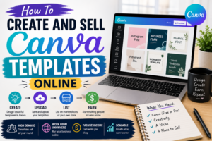Read more about the article HOW TO CREATE AND SELL CANVA TEMPLATES ONLINE